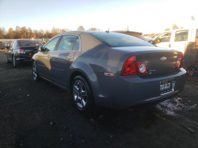1G1ZH57B48F153311 - 2008 CHEVROLET MALIBU 1LT Сұр фото 3