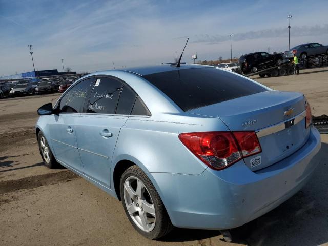 1G1PF5S98B7144100 - 2011 CHEVROLET CRUZE LT BLUE photo 3