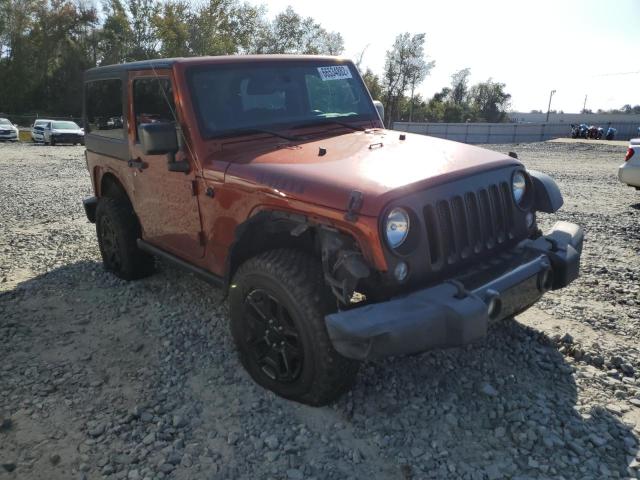 1C4AJWAG9EL279177 - 2014 JEEP WRANGLER S ORANGE photo 1