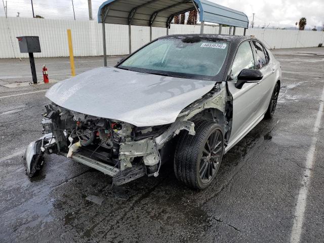 4T1K31AK4MU029548 - 2021 TOYOTA CAMRY XSE SILVER photo 2