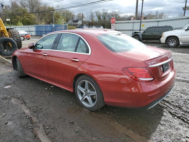 WDDZF4KB0JA449627 - 2018 MERCEDES-BENZ E 300 4MAT RED photo 2