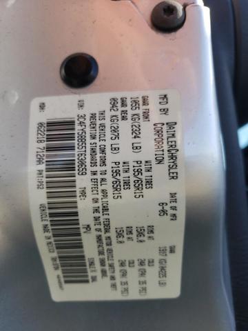 3C4FY58B55T630659 - 2005 CHRYSLER PT CRUISER SILVER photo 10