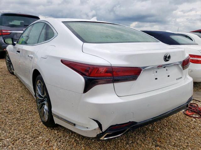 JTHD51FF6M5013735 - 2021 LEXUS LS 500 BAS WHITE photo 3