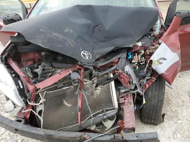 5TDKA3DC8BS007063 - 2011 TOYOTA SIENNA BAS MAROON photo 7