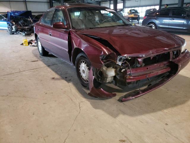 2G4WY55J9Y1288047 - 2000 BUICK CENTURY BURGUNDY photo 1