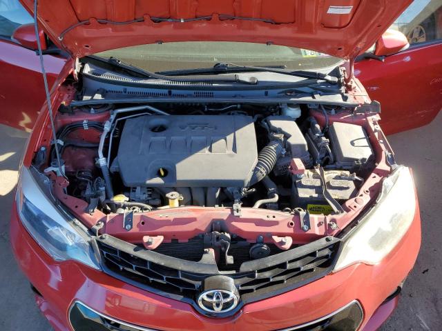 2T1BURHE5EC011610 - 2014 TOYOTA COROLLA L RED photo 7