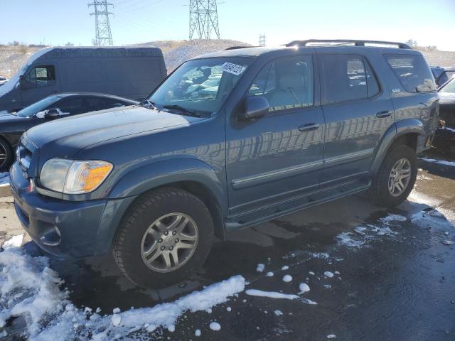 5TDBT44A46S265777 - 2006 TOYOTA SEQUOIA BLUE photo 1