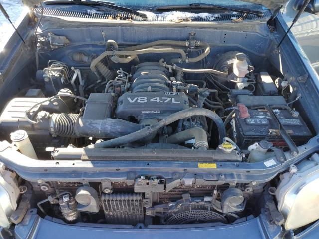 5TDBT44A46S265777 - 2006 TOYOTA SEQUOIA BLUE photo 12