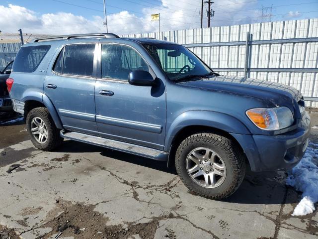 5TDBT44A46S265777 - 2006 TOYOTA SEQUOIA BLUE photo 4