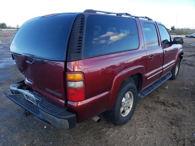 1GNFK16Z72J319920 - 2002 CHEVROLET SUBURBAN L MAROON photo 4