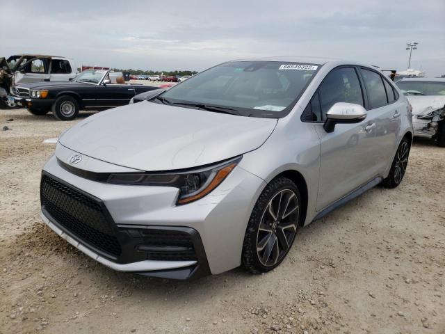 JTDS4MCE4NJ096549 - 2022 TOYOTA COROLLA SE GRAY photo 2