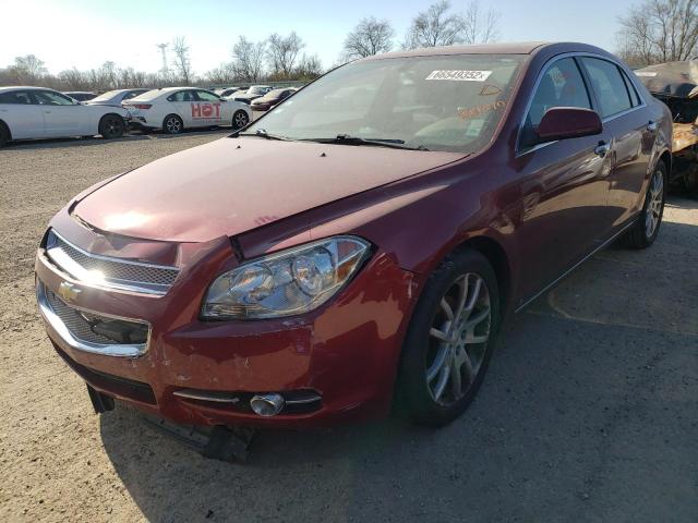 1G1ZK57779F224340 - 2009 CHEVROLET MALIBU LTZ მუქწითელი ფოტო 2