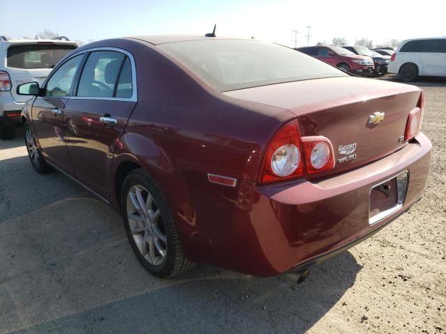 1G1ZK57779F224340 - 2009 CHEVROLET MALIBU LTZ მუქწითელი ფოტო 3