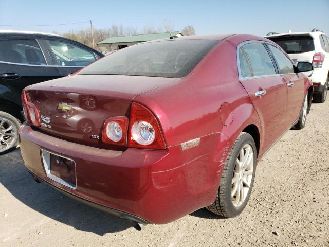 1G1ZK57779F224340 - 2009 CHEVROLET MALIBU LTZ მუქწითელი ფოტო 4