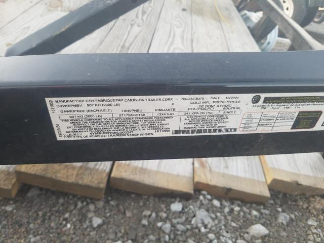 4YMBU0816NG003247 - 2022 UTILITY TRAILER შავი ფოტო 10