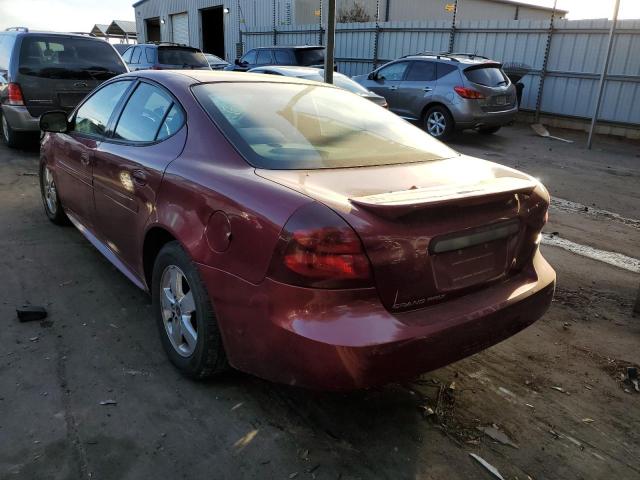 2G2WP522951332634 - 2005 PONTIAC GRAND PRIX ბურგუნდია ფოტო 3