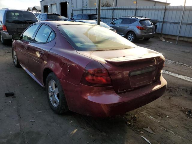 2G2WP522951332634 - 2005 PONTIAC GRAND PRIX BURGUNDY photo 3