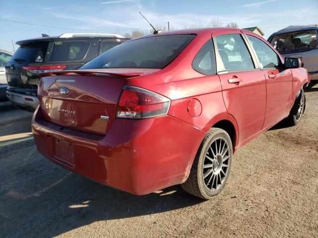 1FAHP3GN4BW184592 - 2011 FORD FOCUS SES BURGUNDY photo 4