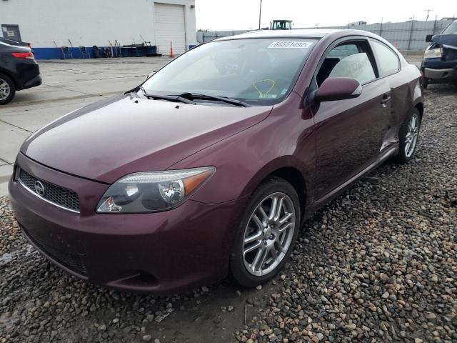 JTKDE177X50055857 - 2005 TOYOTA SCION TC PURPLE photo 2