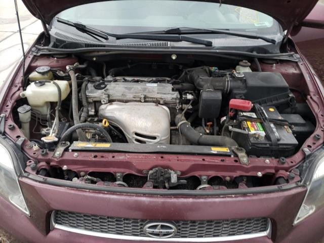 JTKDE177X50055857 - 2005 TOYOTA SCION TC PURPLE photo 7