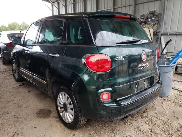 ZFBCFACH0FZ036393 - 2015 FIAT 500L LOUNG GREEN photo 3