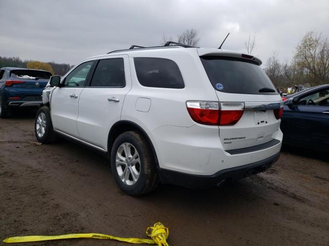 1C4SDJDT0DC661751 - 2013 DODGE DURANGO CR WHITE photo 2