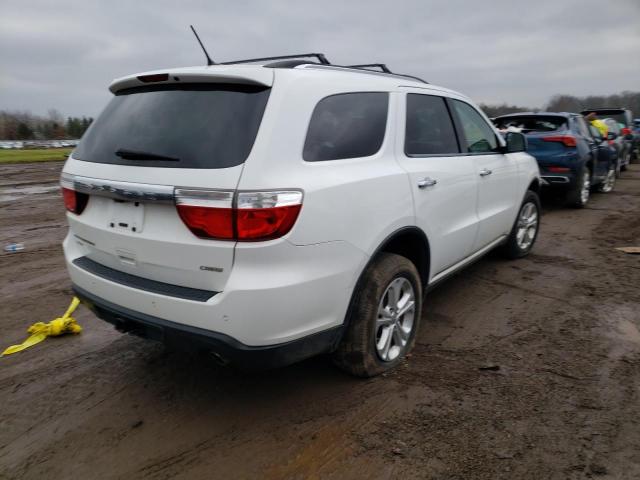 1C4SDJDT0DC661751 - 2013 DODGE DURANGO CR WHITE photo 3