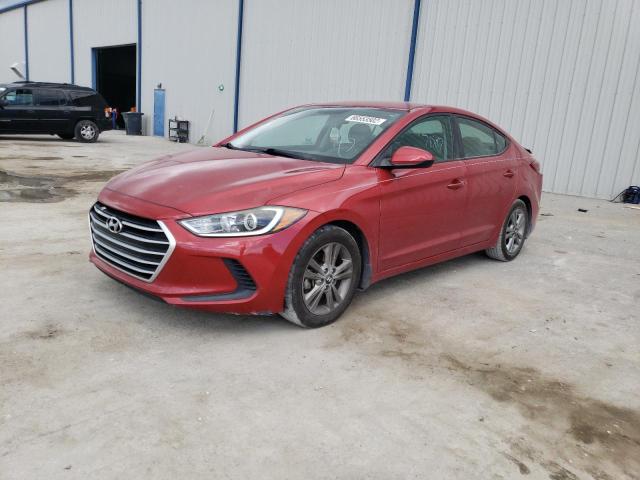 5NPD84LFXHH050517 - 2017 HYUNDAI ELANTRA SE RED photo 2