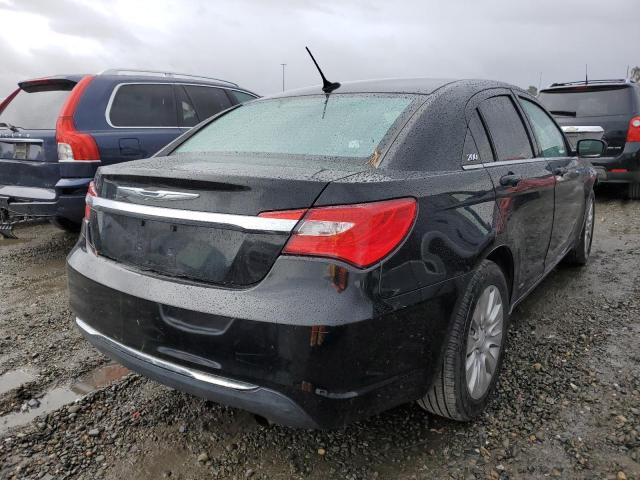 1C3CCBABXEN125246 - 2014 CHRYSLER 200 LX BLACK photo 4