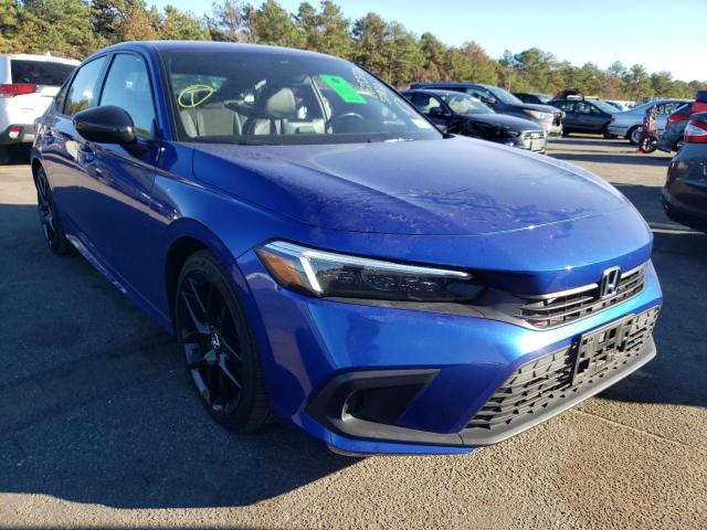 2HGFE2F55NH528132 - 2022 HONDA CIVIC SPOR 蓝色 照片 1