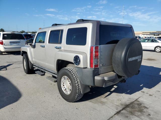 5GTDN13E178175846 - 2007 HUMMER H3 GRAY photo 3