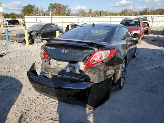 KMHHU6KH8AU012254 - 2010 HYUNDAI GENESIS CO BLACK photo 4