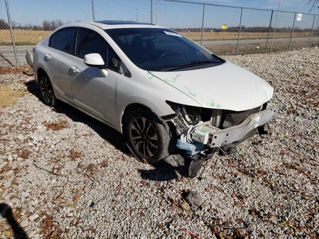 19XFB2F97DE210632 - 2013 HONDA CIVIC EXL أبيض صورة 1