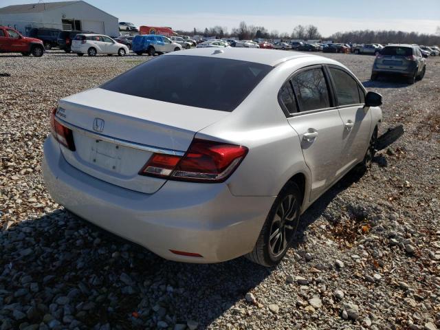 19XFB2F97DE210632 - 2013 HONDA CIVIC EXL أبيض صورة 4