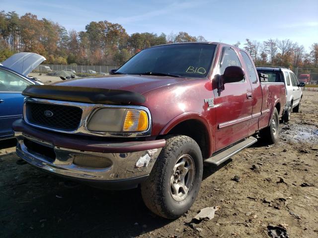 1FTZX18W6WNA72091 - 1998 FORD F150 BURGUNDY photo 2