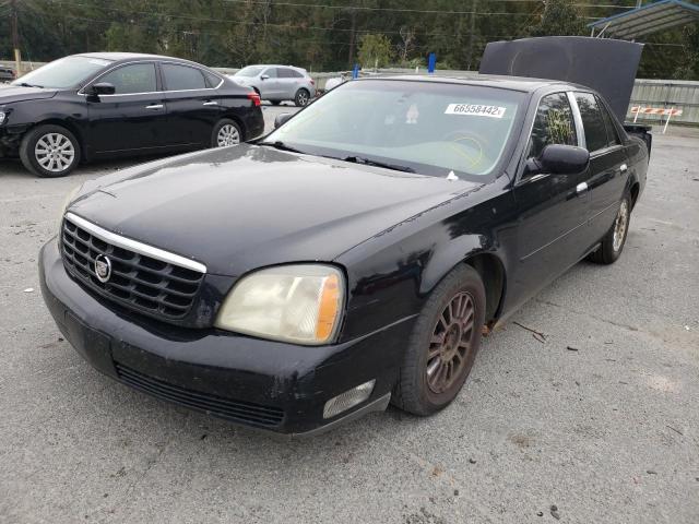 1G6KE54Y05U239025 - 2005 CADILLAC DEVILLE DH BLACK photo 2