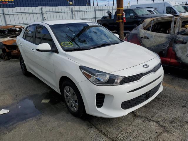 3KPA24AB7KE233695 - 2019 KIA RIO S WHITE photo 1