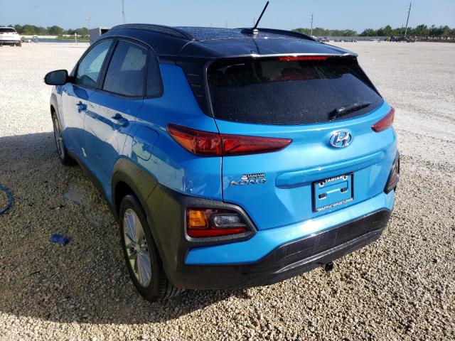 KM8K22AA9LU488220 - 2020 HYUNDAI KONA SEL BLUE photo 3