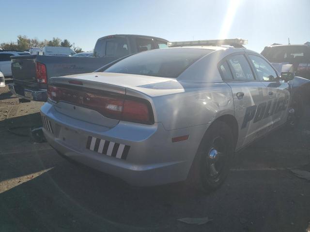 2C3CDXAT6EH230488 - 2014 DODGE CHARGER PO SILVER photo 4