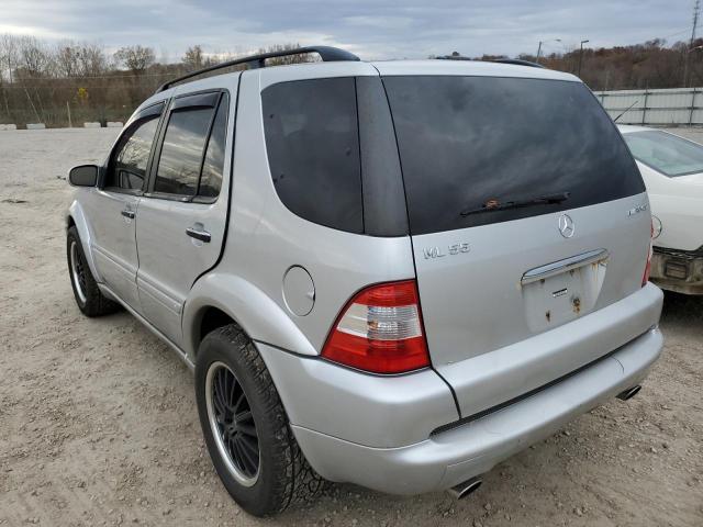 4JGAB74E32A350342 - 2002 MERCEDES-BENZ ML 55 SILVER photo 3