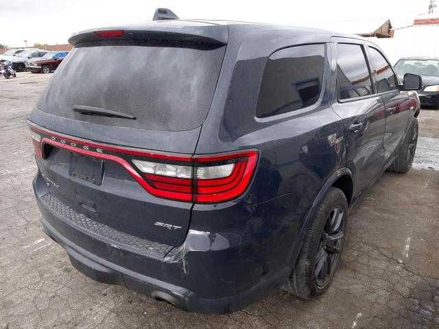 1C4SDJGJ8JC232587 - 2018 DODGE DURANGO SR BLUE photo 4