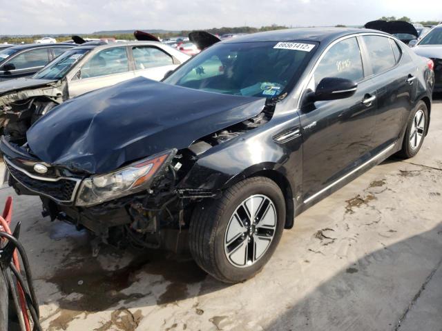 KNAGM4AD4D5048876 - 2013 KIA OPTIMA HYB BLACK photo 1