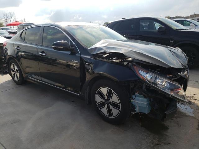 KNAGM4AD4D5048876 - 2013 KIA OPTIMA HYB BLACK photo 4