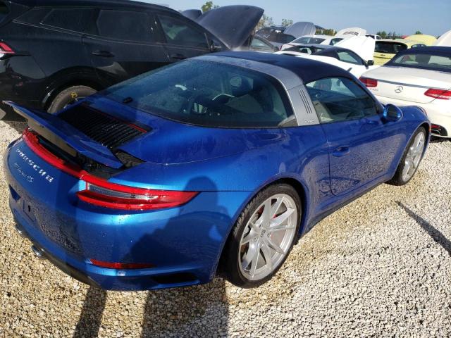 WP0BB2A95HS136068 - 2017 PORSCHE 911 TARGA BLUE photo 4