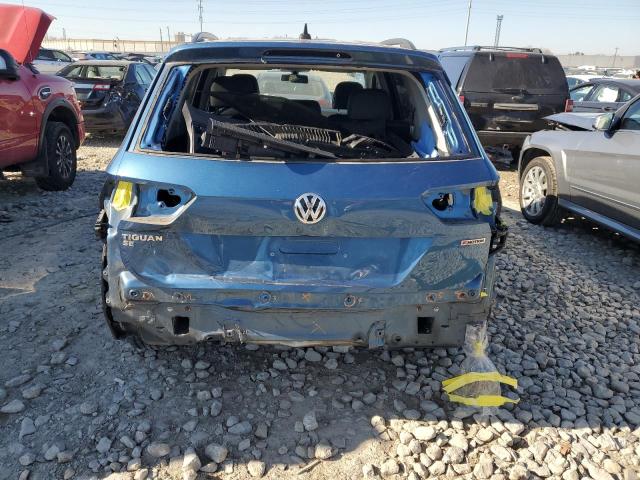 3VV2B7AX8KM097313 - 2019 VOLKSWAGEN TIGUAN SE BLUE photo 6