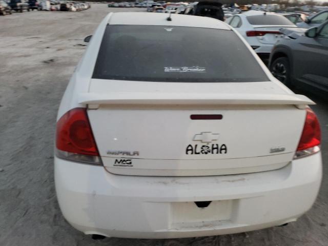 2G1WD58C569100841 - 2006 CHEVROLET IMPALA SUP WHITE photo 6