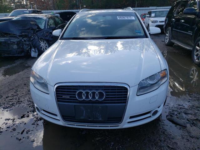 WAUKF78E57A272545 - 2007 AUDI A4 2.0T AV WHITE photo 5