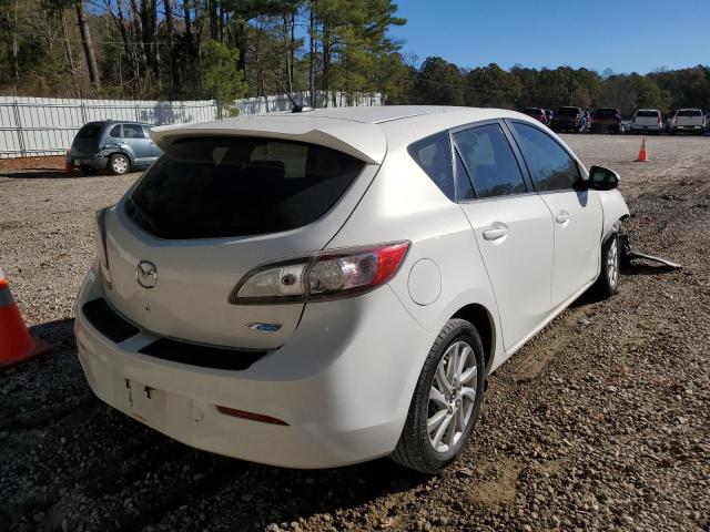 JM1BL1M74D1723430 - 2013 MAZDA 3 I WHITE photo 4