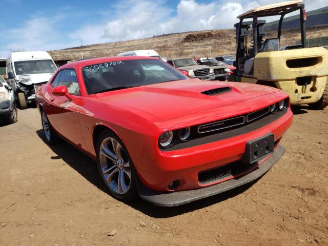 2C3CDZBTXNH108226 - 2022 DODGE CHALLENGER RED photo 1