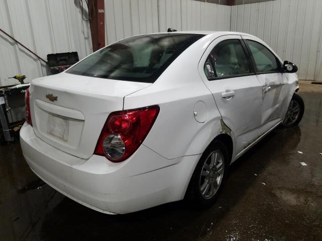 1G1JA5SH8C4133855 - 2012 CHEVROLET SONIC LS WHITE photo 4